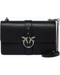 Pinko - Medium Love Bag One Leather Handbag With New Buckle - Lyst