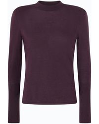 Pinko - Merino Wool Sweater With Removable Shoulder Pads - Lyst