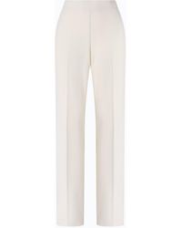 Pinko - Trousers With Pressed Crease Detail - Lyst