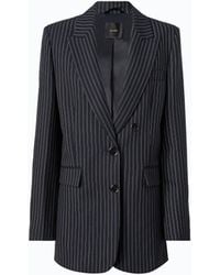Pinko - Pinstriped Wool-Blend Jacket - Lyst