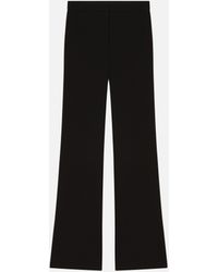 Pinko - Flared Full Milano Trousers - Lyst