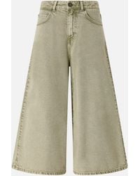 Pinko - Long Denim Bermuda Shorts - Lyst