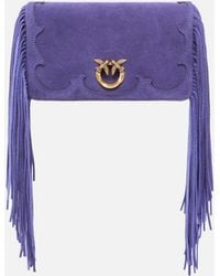 Pinko - Love Bag Click Soft Horizontal Mini Crossbody Clutch - Lyst