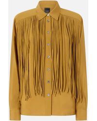 Pinko - Texan-Style Shirt With Fringing - Lyst