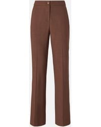 Pinko - Trousers With Pressed Pleat Detail - Lyst