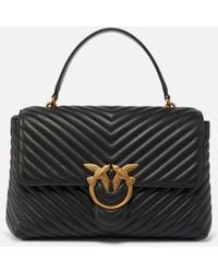 Pinko - Big Lady Love Bag Puff Chevron - Lyst