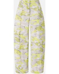 Pinko - Camouflage Balloon-Fit Trousers - Lyst