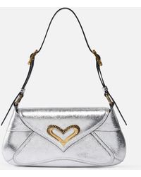 Pinko - Laminated Leather 520 Shoulder Bag - Lyst