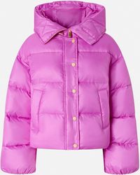 Pinko - Technical Canvas Jacket With Hood - Lyst