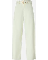 Pinko - Trousers With Belt - Lyst