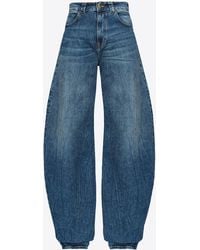 Pinko - Egg-fit Vintage Denim Jeans - Lyst