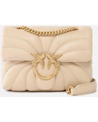 Pinko - Love Bag Puff Butterfly Mini Nappa Leather Crossbody Bag - Lyst
