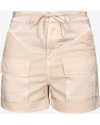 Pinko - Flowing Shorts With Large Pockets - Lyst