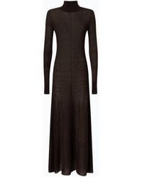 Pinko - Long Turtleneck Dress - Lyst