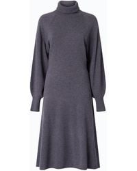 Pinko - Wool-Blend Turtleneck Midi Dress - Lyst