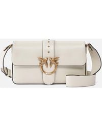 Pinko - Soft Leather Love Bag Large Shoulder Bag - Lyst