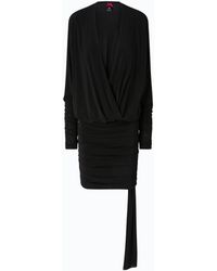 Pinko - Mini Dress With Gathering And Ribbon - Lyst