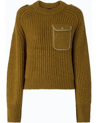 Pinko - Ribbed Sweater With Small Pocket - Lyst