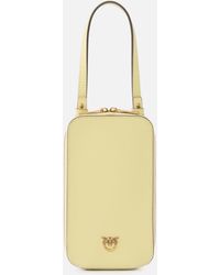 Pinko - Zip-Around Leather Smartphone Case - Lyst