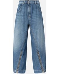 Pinko - Balloon-Fit Jeans With Zip - Lyst
