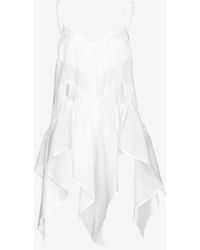 Pinko - Muslin Top With Fringing - Lyst