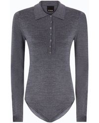 Pinko - Merino Wool Bodysuit - Lyst
