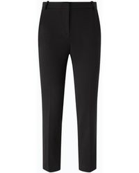 Pinko - Cigarette Trousers With Pressed Pleat - Lyst