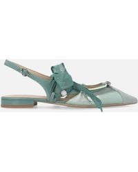 Pinko - Slingback Ballerinas With Ties - Lyst