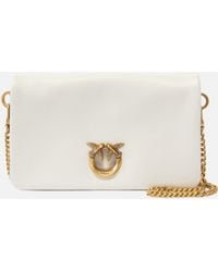 Pinko - Love Bag Click Soft Horizontal Mini Small Crossbody Clutch - Lyst