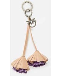 Pinko - Keyring Charm With Flowers - Lyst
