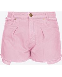 Pinko - Cotton Bull Shorts - Lyst