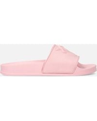 Pinko - Rubber Slip-On Sandals With Love Birds Maxi Logo - Lyst