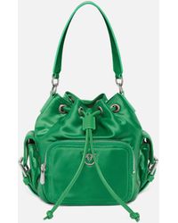 Pinko - Small Satin Bucket Bag - Lyst