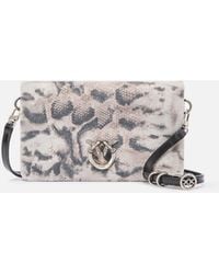 Pinko - Pochette A Tracolla Piccola Love Bag Click Soft Horizontal Mini - Lyst