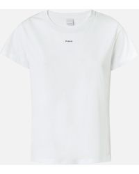 Pinko - T-Shirt With Mini Logo - Lyst