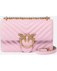 Pinko - Small Shoulder Bag Love Bag One Chevron - Lyst