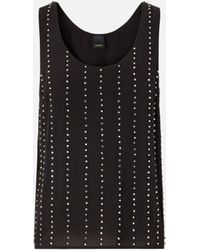 Pinko - Vest Top With Jewel Stripes - Lyst