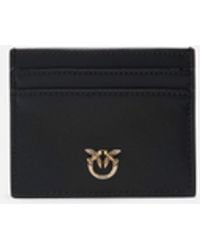 Pinko - Kartenetui Aus Leder Mit Logo Love Birds - Lyst