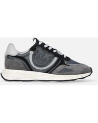 Pinko - Suede Sneakers With Logo - Lyst