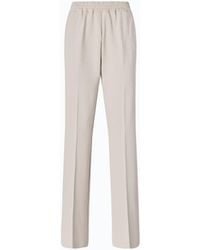 Pinko - Straight-Leg Trousers With Elasticated Waist - Lyst