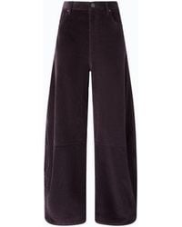 Pinko - Barrel-Fit Corduroy Trousers - Lyst