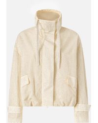 Pinko - Blouson Jacket With All-Over Micro Studs - Lyst