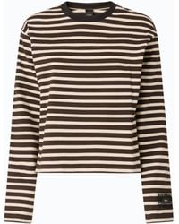 Pinko - Quiet Is The New Punk Striped Sweater - Lyst