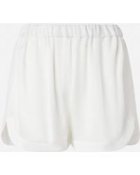 Pinko - Leichte Shorts Aus Leinen Und Viskose, Schneewittchen-Weiß - Lyst