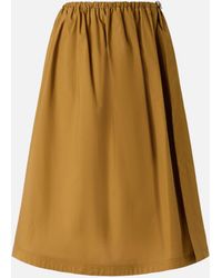 Pinko - Midi Skirt With Slit And Texan Buckle - Lyst