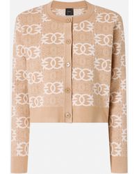 Pinko - Cardigan À Logo Love Birds - Lyst