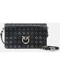Pinko - Love Bag Click Soft Horizontal Mini Crossbody Clutch - Lyst