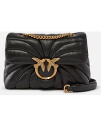 Pinko - Love Bag Puff Butterfly Mini Nappa Leather Crossbody Bag - Lyst