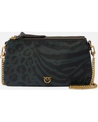 Pinko - Double Bag Mini Small Crossbody Bag - Lyst