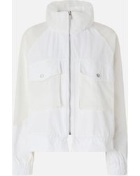 Pinko - Technical Jacket With Sheer Inserts - Lyst